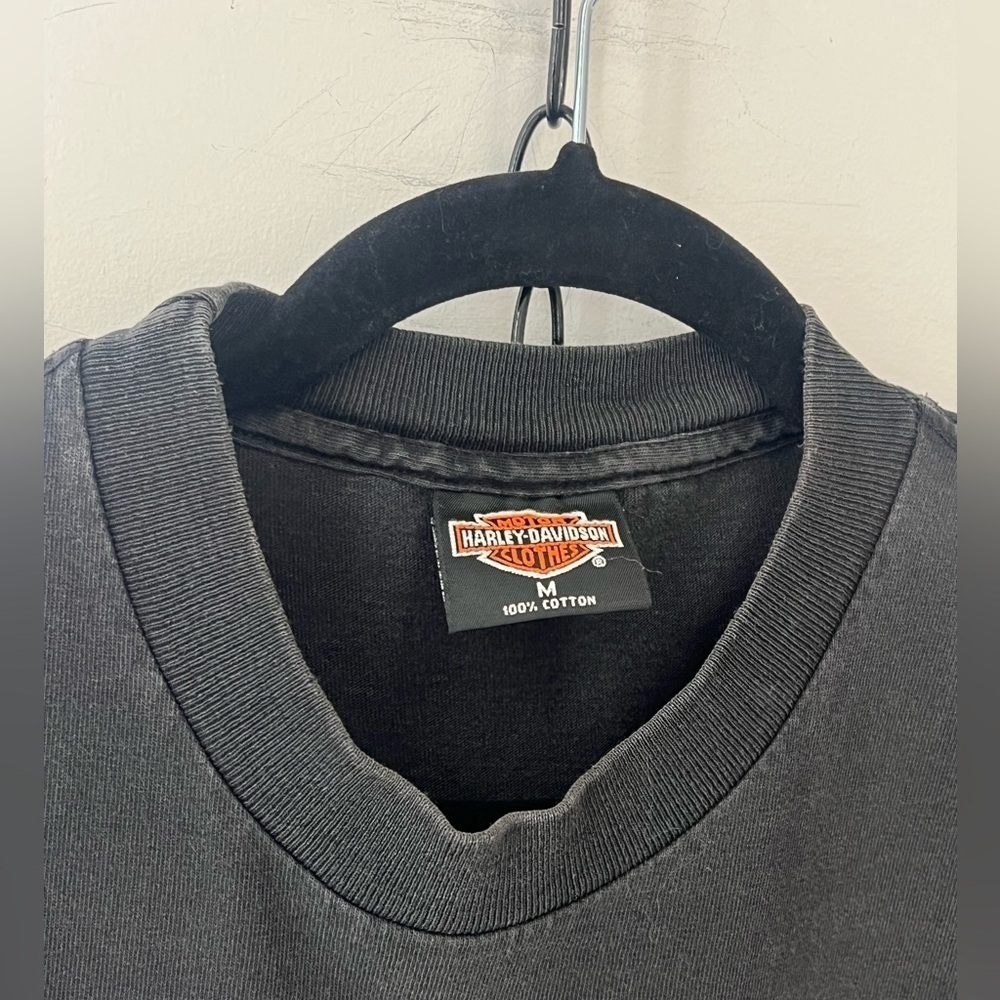 Vintage 93’ Harley Davidson Eagle T-Shirt | Back Graphic  USA Made Single Stitch - Picture 4 of 6